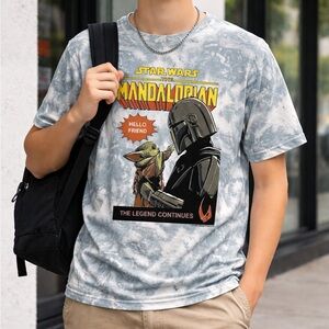 Old Navy Tie Dye Star Wars The Mandalorian T-shirt